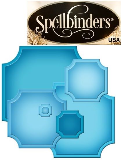 Spellbinders USA  - К-кт шаблони за изрязване и ембос S4-417