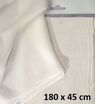 ART SILK  PONGE SCARF - Поръбен шал от естествена коприна 180 Х 45 см.
