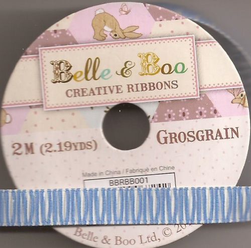 BELLE & BOO Ribbon -   - Панделка  ролка 10 mm. X 2m. BLUE 