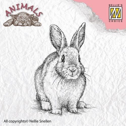 Animals "rabbit" ANI012  - Дизайн силиконов печат
