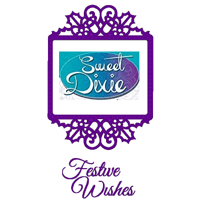 Sweet Dixie Metal Die - ЩАНЦА Festive Wishes Frame Die with Stamp 