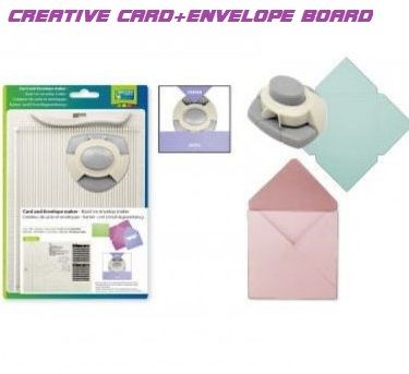 BOARD & PUNCH * CREATIVE CARD + ENVELOPE  - Уникален уред за пликове и картички + пънч