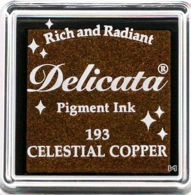DELICATA Metallic "CELESTIAL COPPER" - Тампон с мастило "течна мед" 