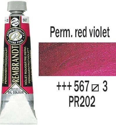 REMBRANDT Екстра Фини Маслени Бои 40 мл. - Perm. Red Violet  3, № 567