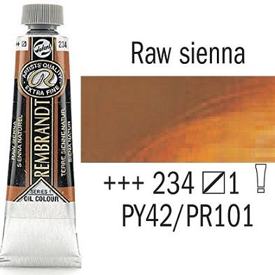 REMBRANDT Екстра Фини Маслени Бои 40 мл. - Raw Sienna 1, № 234