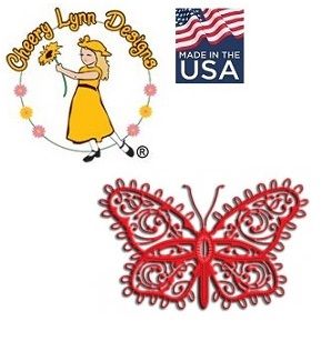 BUTTERFLY Cheery Lynn ,USA - Шаблон за рязане и ембос Пеперуда / dl132