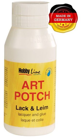 ART POTCH - Лак / лепило за салфетна техника САТЕН 750 мл.