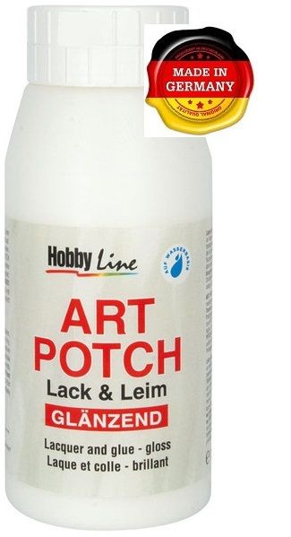 ART POTCH GLANZENED -Лак / лепило гланц за салфетна техника 750 мл