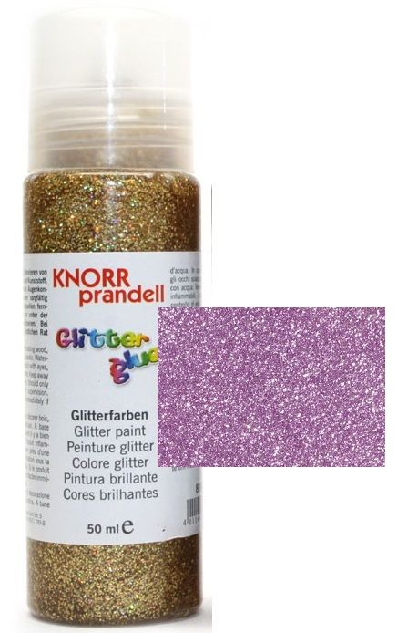 Glitter Glue с накрайник - Брокат контур за декорация 50ml. ANTIQUE PINK