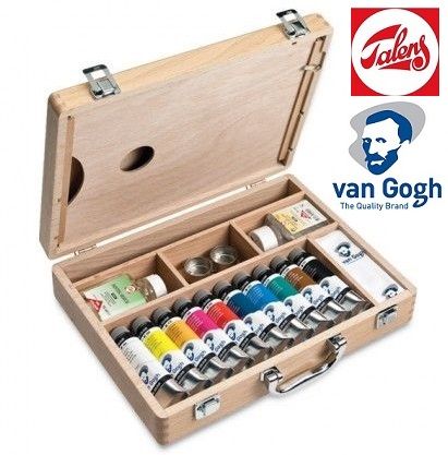# VAN GOGH OIL BOX - К-кт маслени бои и помощни материали лукс PROMO