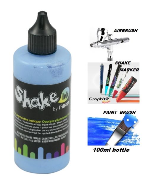 SHAKE IT ACRYLIC INK - Акрилно мастило за AIRBRUSH , SHAKE МАРКЕРИ и четка - SKY