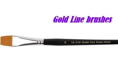 GOLD LINE FLAT 17mm - ПЛОСКА универсалнa синтетична четкa 16