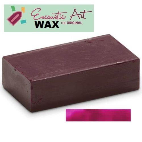 Encaustic WAX - Блокче цветен восък за Енкаустика № 12 RED VIOLET-10гр