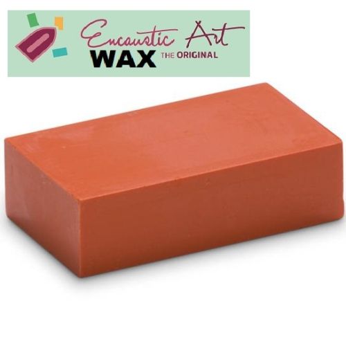 Encaustic WAX - Блокче цветен восък за Енкаустика № 3 ORANGE-10гр
