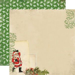 CARTA BELLA USA # CHRISTMAS TIME - Дизайнерски скрапбукинг картон 30,5 х 30,5 см. 