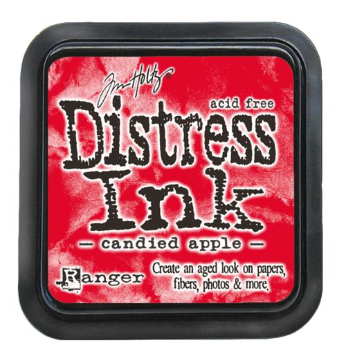Distress ink pad by Tim Holtz - Тампон, "Дистрес" техника - Candied apple