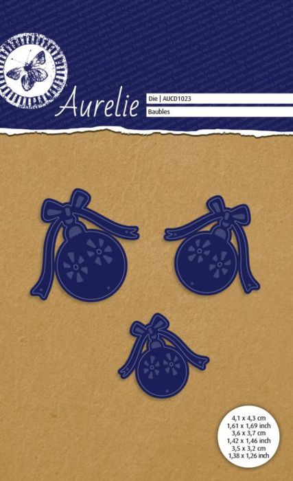 AURELIE BAUBLES Die  - Фигурална щанца за рязане и релеф 