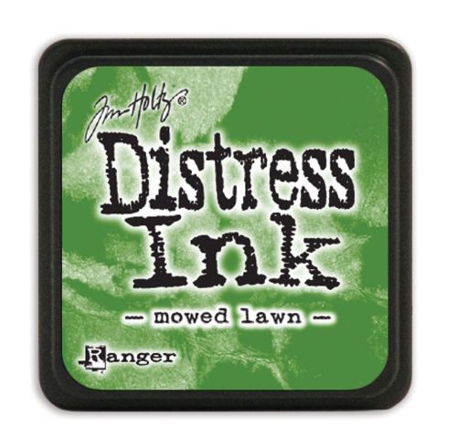 NEW MINI Distress ink pad by Tim Holtz - Тампон, "Дистрес" техника - Mowed lawn