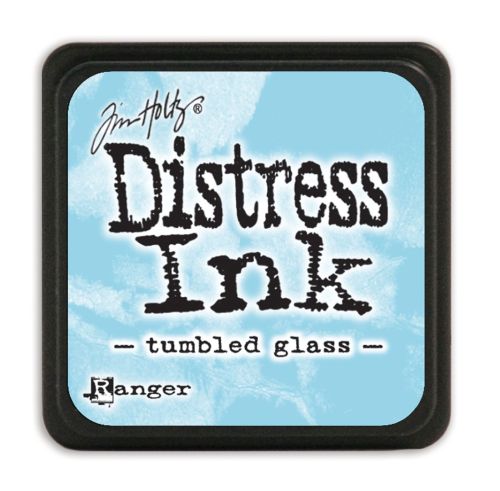 NEW MINI Distress ink pad by Tim Holtz - Тампон, "Дистрес" техника - Tumbled glass