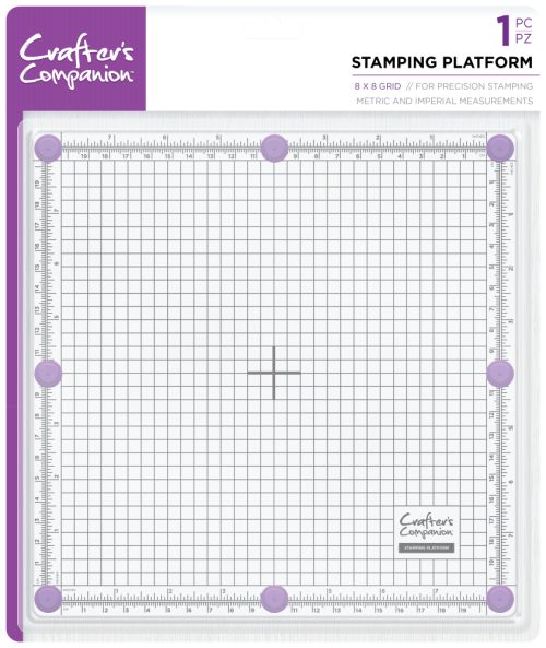 CRAFTERS COMPANION Stamping Platform 8" x 8" - Уред за отпечатване 20cm 