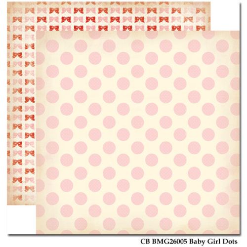 CARTA BELLA USA # BABY MINE - Дизайнерски скрапбукинг картон 30,5 х 30,5 см. 