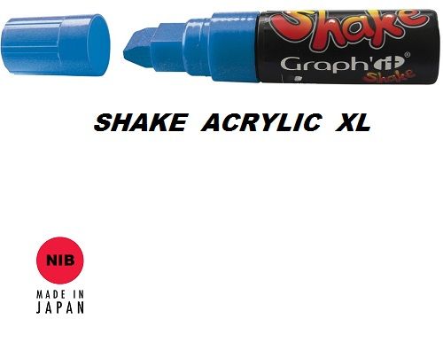 SHAKE ACRYLIC MARKER XL -  Акрилен PERMANENT маркер SAPPHIRE / СИН