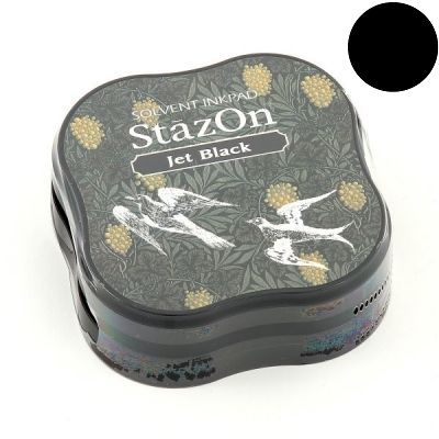 StazOn MIDI - Тампон за всякаква твърда или гланцирана повърхност - Jet Black