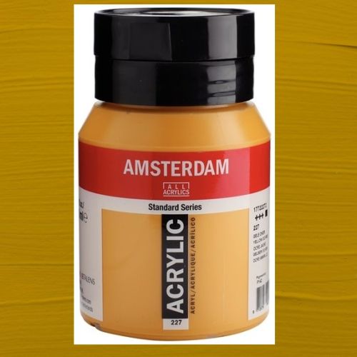 AMSTERDAM ACRYLIC 500ml - Акрилна боя за живопис - Yellow ochre 227