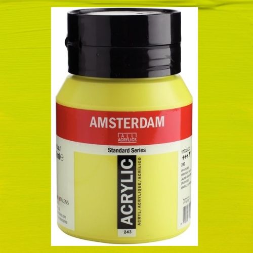 AMSTERDAM ACRYLIC 500ml - Акрилна боя за живопис - Greenish yellow 243
