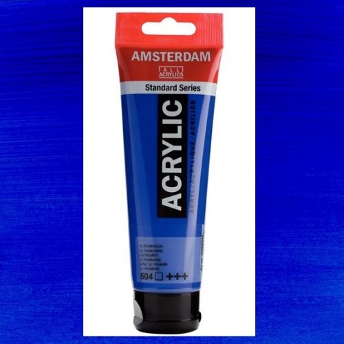AMSTERDAM ACRYLIC - Акрилна боя за живопис 120 мл. - Ultramarine 504