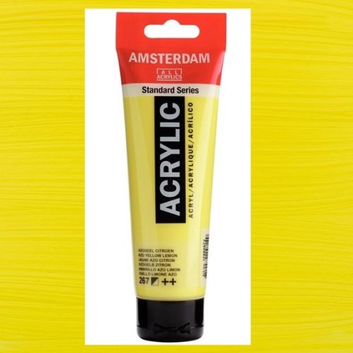 AMSTERDAM ACRYLIC - Акрилна боя за живопис 120 мл. - Yellow lemon 267