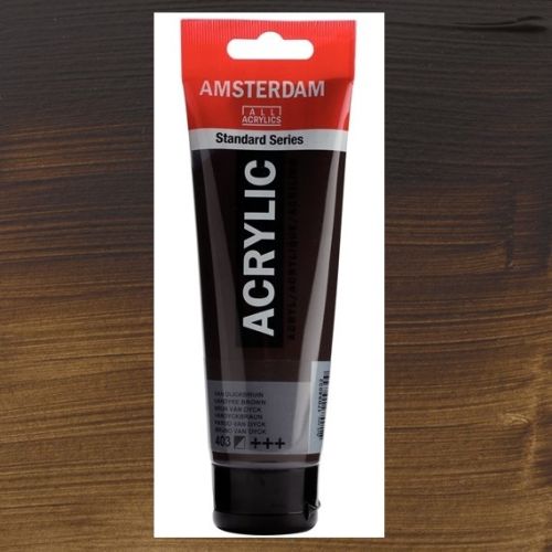 AMSTERDAM ACRYLIC 120ml - Vandyke brown 403 