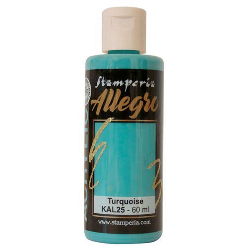 ALLEGRO ACRYLIC  - ДЕКО АКРИЛ  60 ml  / Turquoise