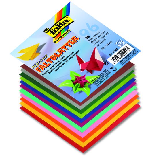FOLIA, Germany - Комплект хартия за оригами - 96 бр. 19х19 см.