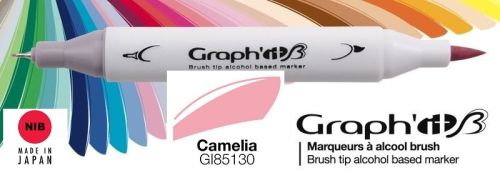 5130 CAMELIA - GRAPH IT BRUSH MARKER - Двувърх дизайн маркери ЧЕТКА