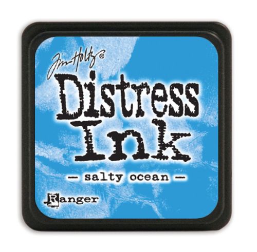NEW MINI Distress ink pad by Tim Holtz - Тампон, "Дистрес" техника - Salty ocean