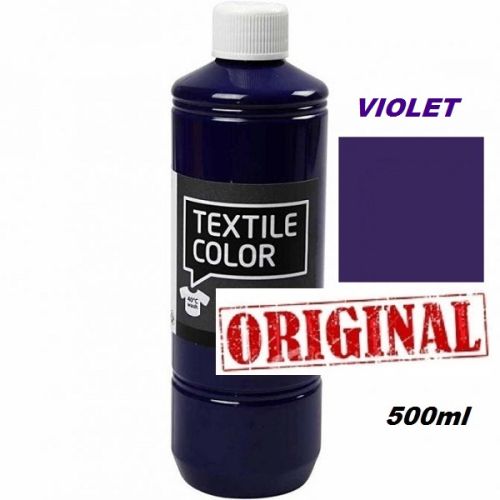 TEXTILE VIOLET - Боя за рисуване върху текстил, светла основа 500мл.