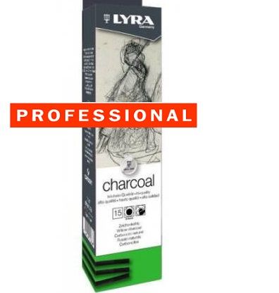 CHARCOAL LYRA - Натурален въглен кутия 3-4 мм / 15 бр.