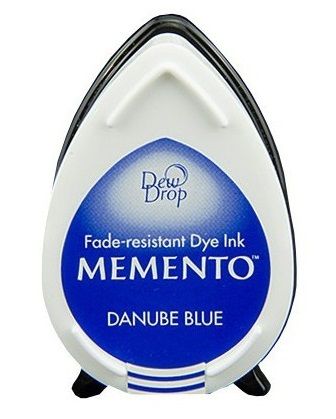 MEMENTO DEW DROP  - Тампон с ярък отпечатък DANUBE BLUE 