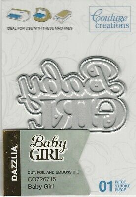 COUTURE CREATIONS, BABY GIRL - Mini cut, Foil & Emboss Dies