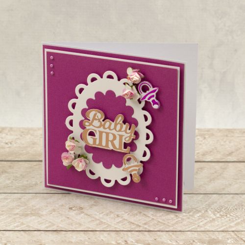 COUTURE CREATIONS, BABY GIRL - Mini cut, Foil & Emboss Dies