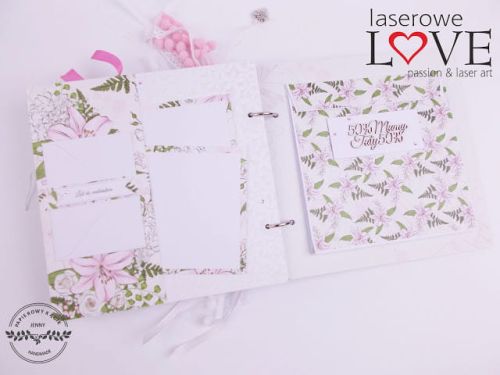 Laserowe LOVE, Paper - Lily Flower - 04 - Дизайнерски двустранен картон 30,5 х 30,5 см. 