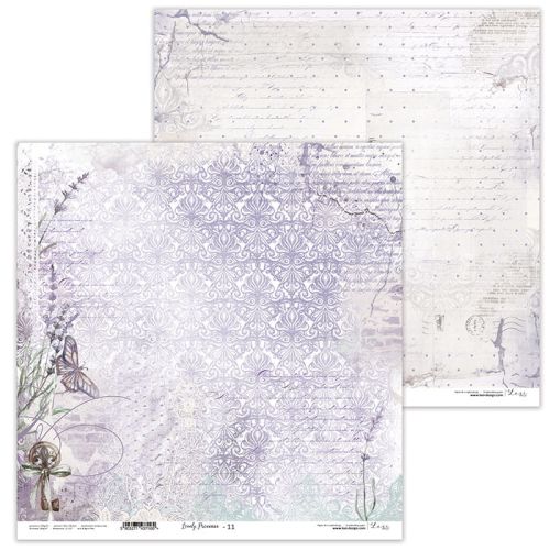 Lexi Design, Paper - Lovely Provence 11 - Дизайнерски двустранен картон 30,5 х 30,5 см. 