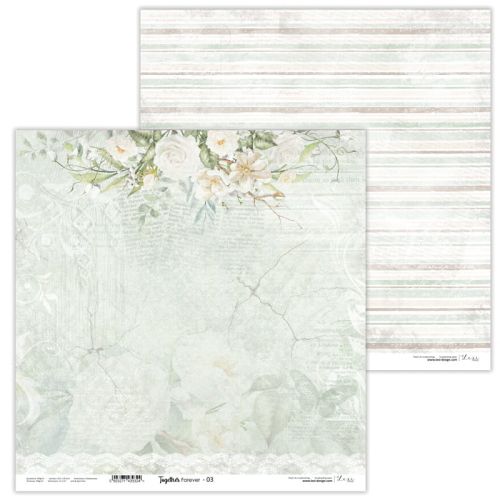 Lexi Design, Paper - Together Forever 03 - Дизайнерски двустранен картон 30,5 х 30,5 см. 