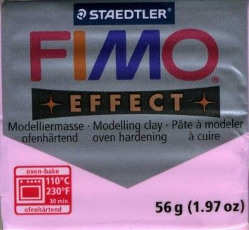 FIMO EFFECT - ПОЛИМЕРНА ГЛИНА Pastel light pink 205