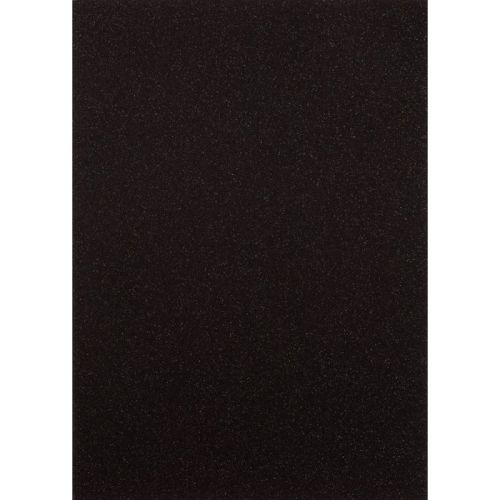 Florence • Glitter paper A4 250g Black - Глитер картон 250 гр. А4