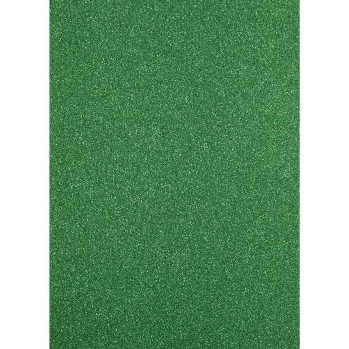 Florence • Glitter paper A4 250g Green - Глитер картон 250 гр. А4