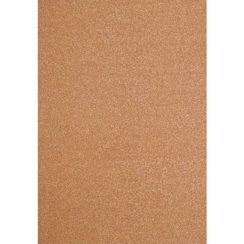 Florence • Glitter paper A4 250g Copper - Глитер картон 250 гр. А4