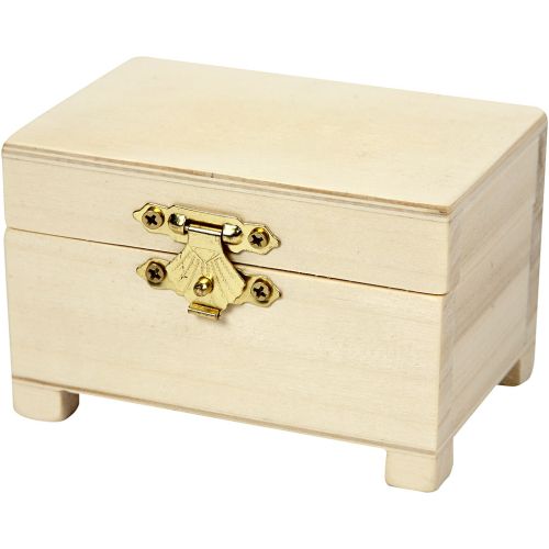 BOX CHEST - Дървено кофчеже 9 x 6 x 6 cm