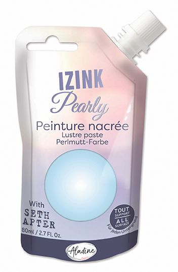 IZINK PEARLY PAINT by Seth Apter - Универсална перлена боя  80мл - Seafoam